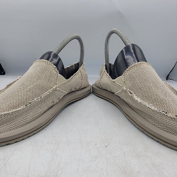 Sanuk Donna Hemp Womens 6 Beige Slip On Shoes Casual Lightweight SWF1160 - Picture 2 of 14